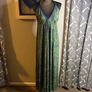 Paisley Silk Blend Handkerchief Dress One Size